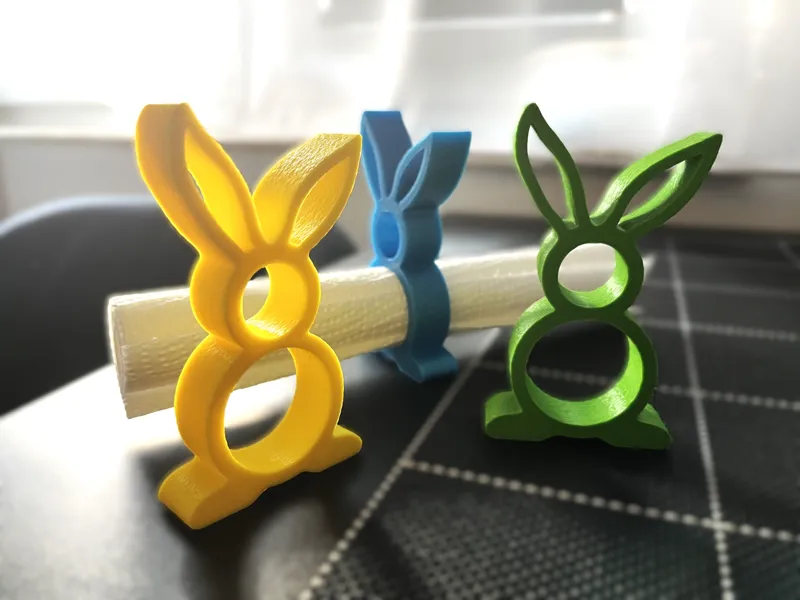 Easter Bunny Napkin Ring Decoration