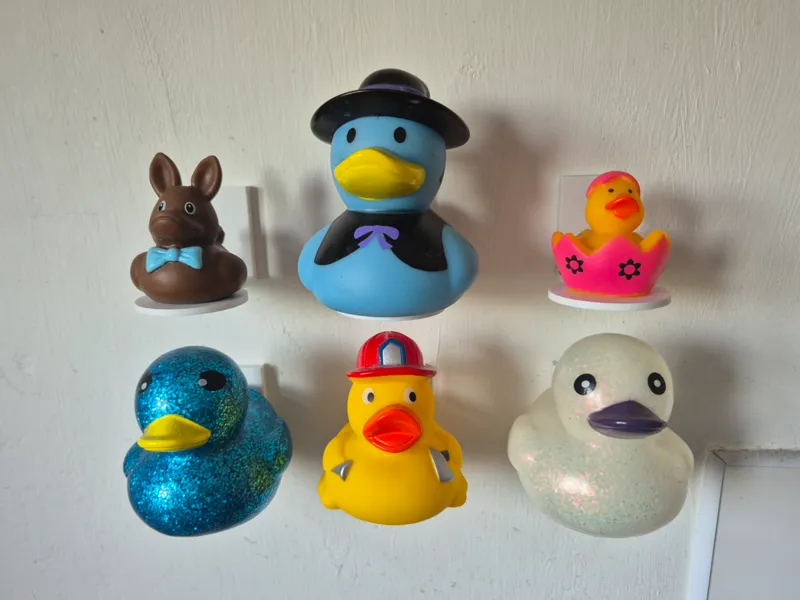 Rubber Duck Wall Perch Display Bracket