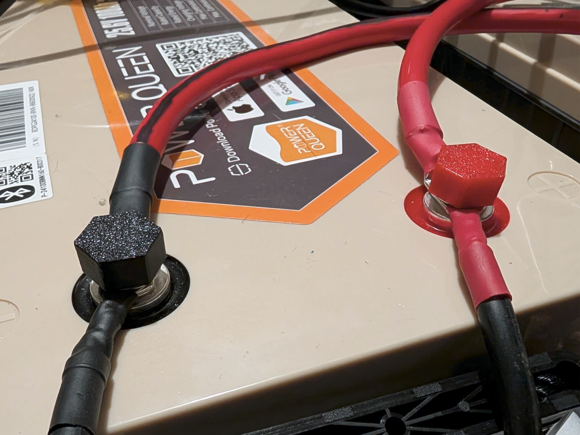 Battery Terminal Nut Safety Cap (Hex, Press-Fit)