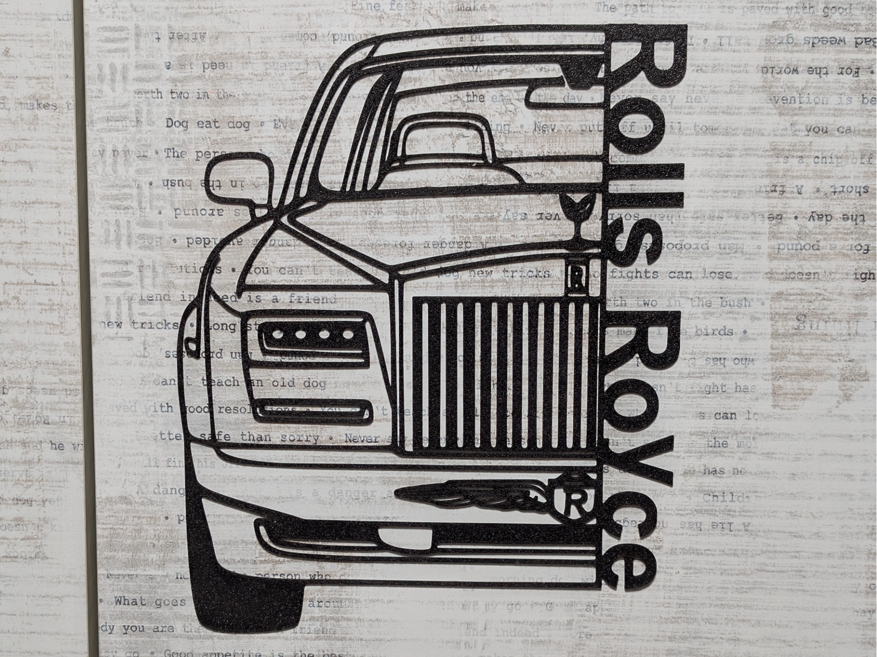 Ozdoba na ścianę Rolls Royce 