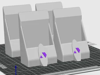 vertical card holder with logo
