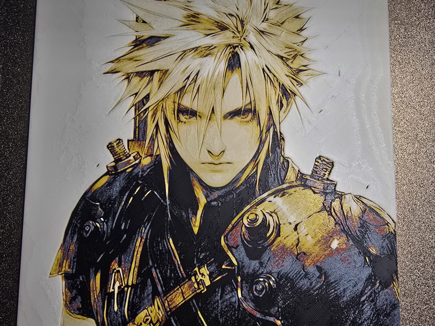 Final fantasy 7 - Cloud Strife Hueforge