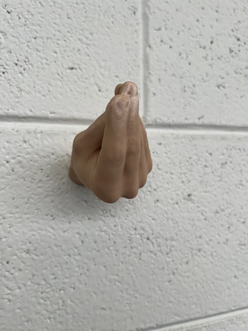 Italian "Che vuoi?" hand gesture wall hanger