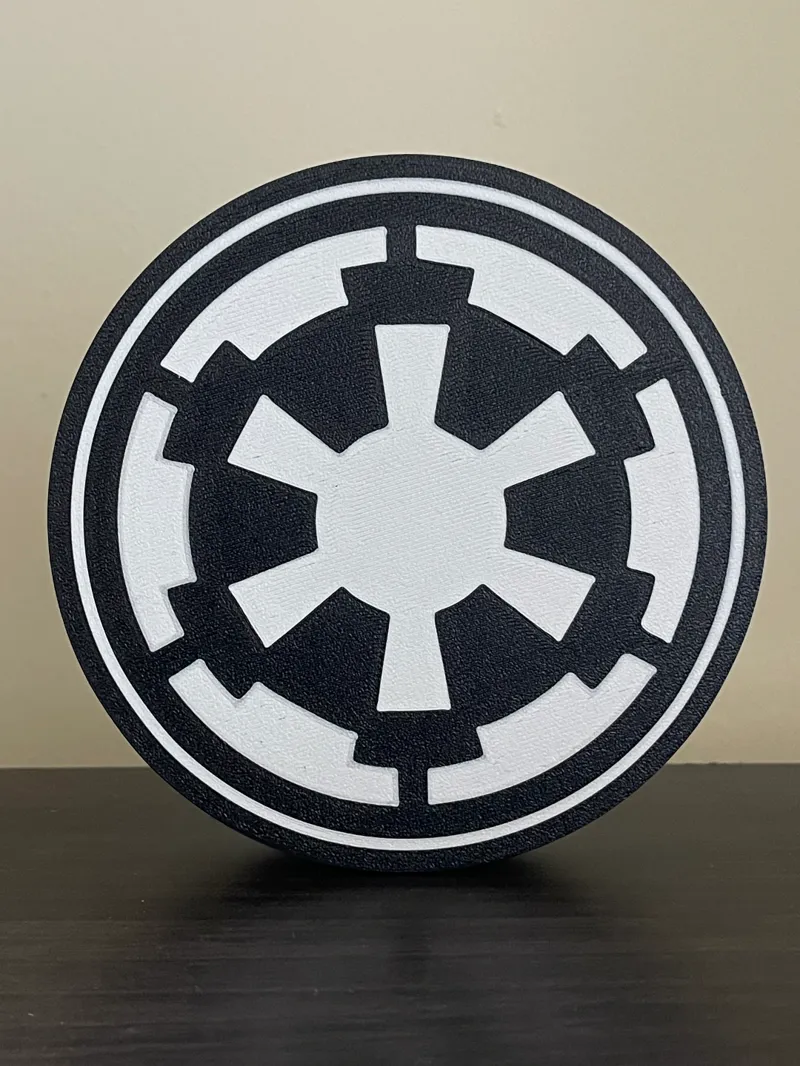 Star Wars inspired Empire Logo Light box