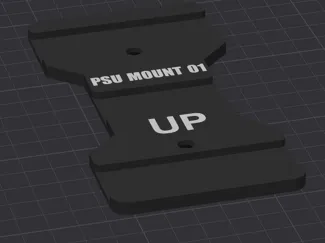 TiXX under desk mount