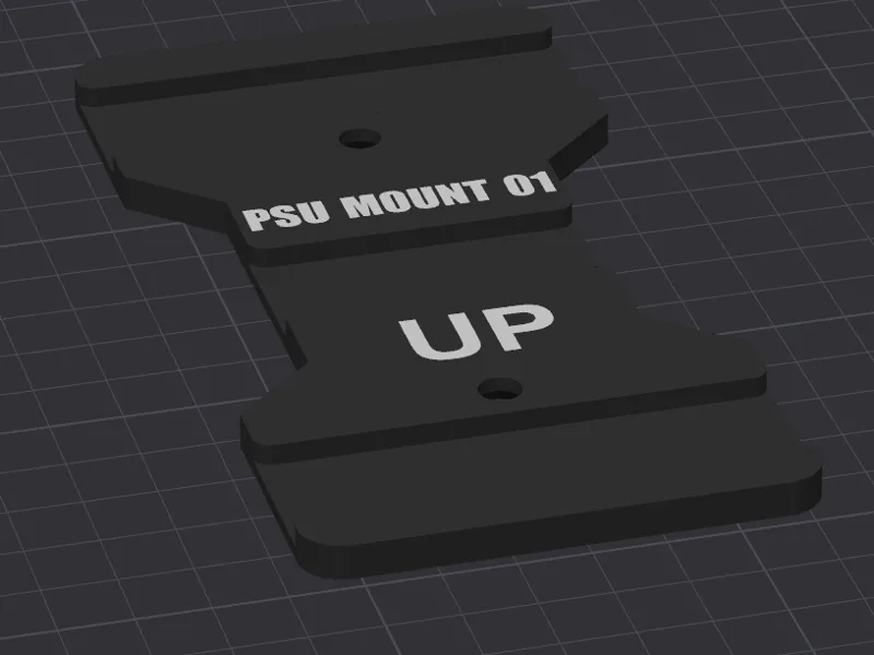 TiXX under desk mount
