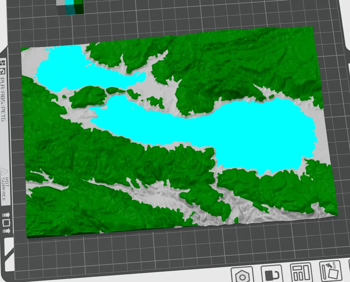 Miniatura 2 do modelo 3D 3d地图模型