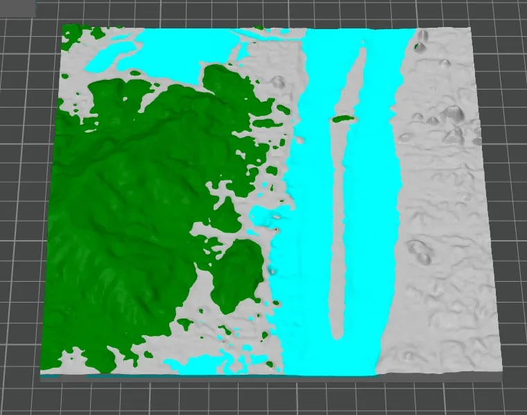 Miniatura 5 do modelo 3D 3d地图模型