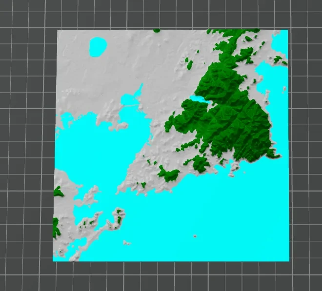 Miniatura 9 do modelo 3D 3d地图模型
