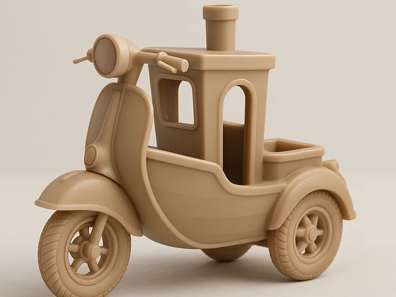 Vespa-Benchy, Italian Style