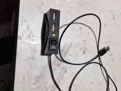 2 USB extension box with switch