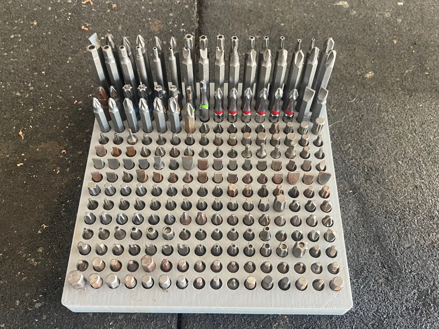 Gridfinity Screwdriver Bit Holder