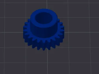 Gear module 0.8 with 22 teeth