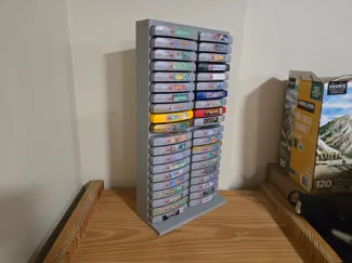 N64 Modular Cartridge Shelf