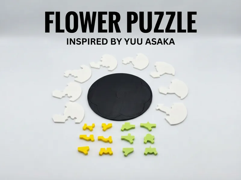裂开的花puzzle拼图