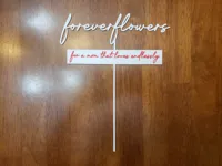 Pancarte Forever Flowers pour vase — photo 4