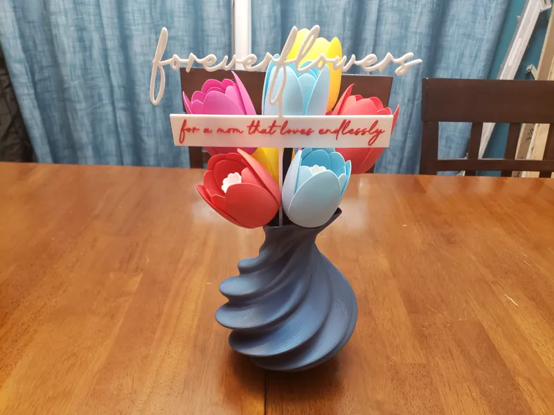 Forever Flowers Vase Sign