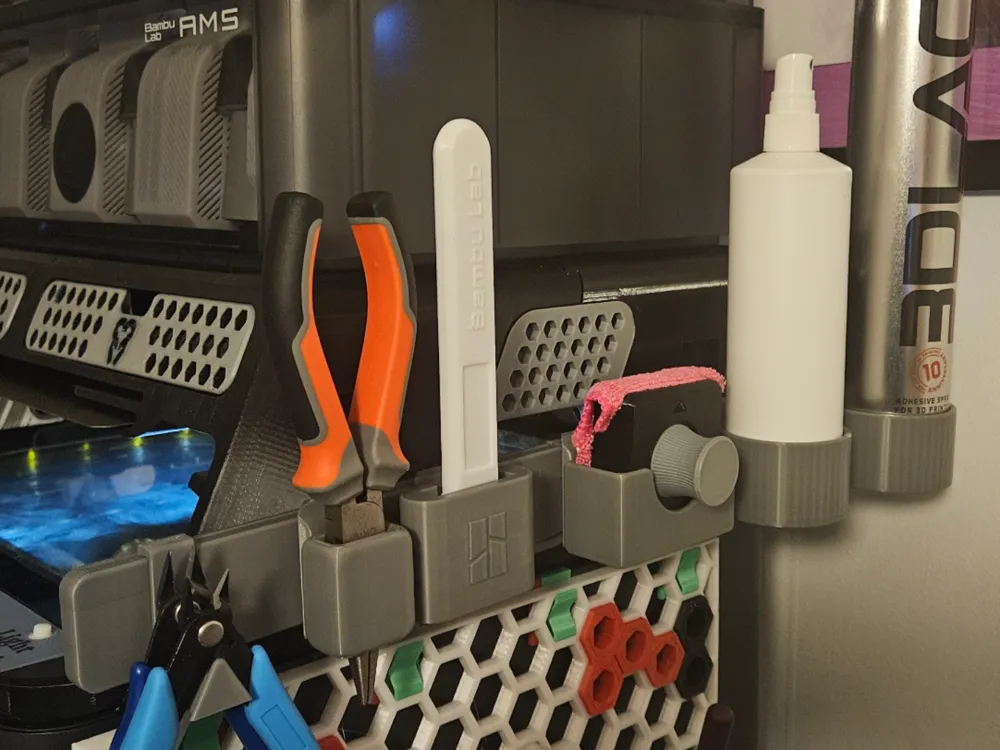 Tool Holder AMS Riser Modular + Skadis - Free 3D Print Model - MakerWorld