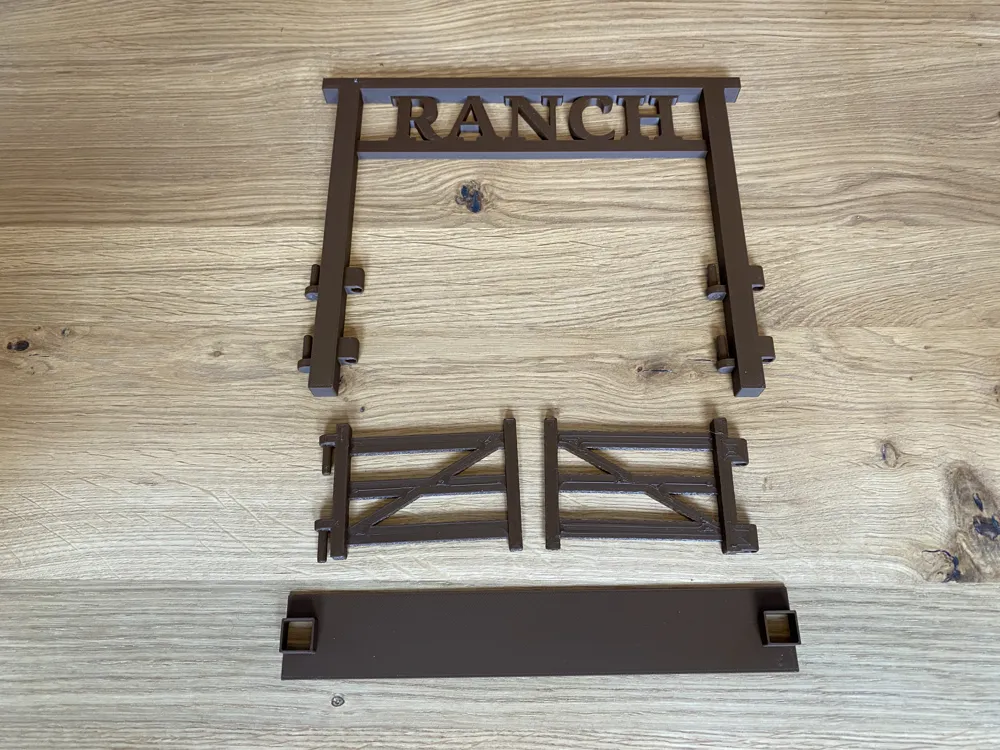 Schleich Ranch Gate Paddock Toy - Free 3D Print Model - MakerWorld