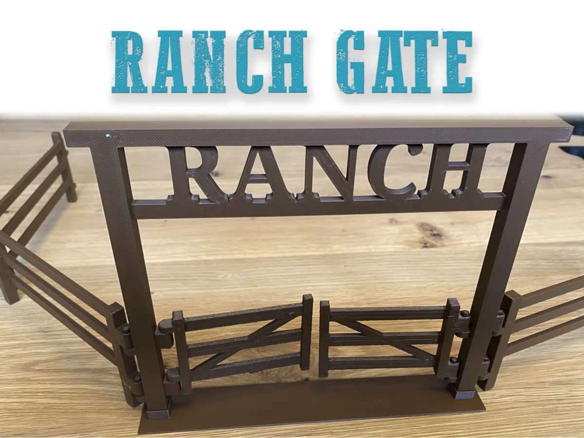 Schleich Ranch Gate Paddock Toy - Free 3D Print Model - MakerWorld