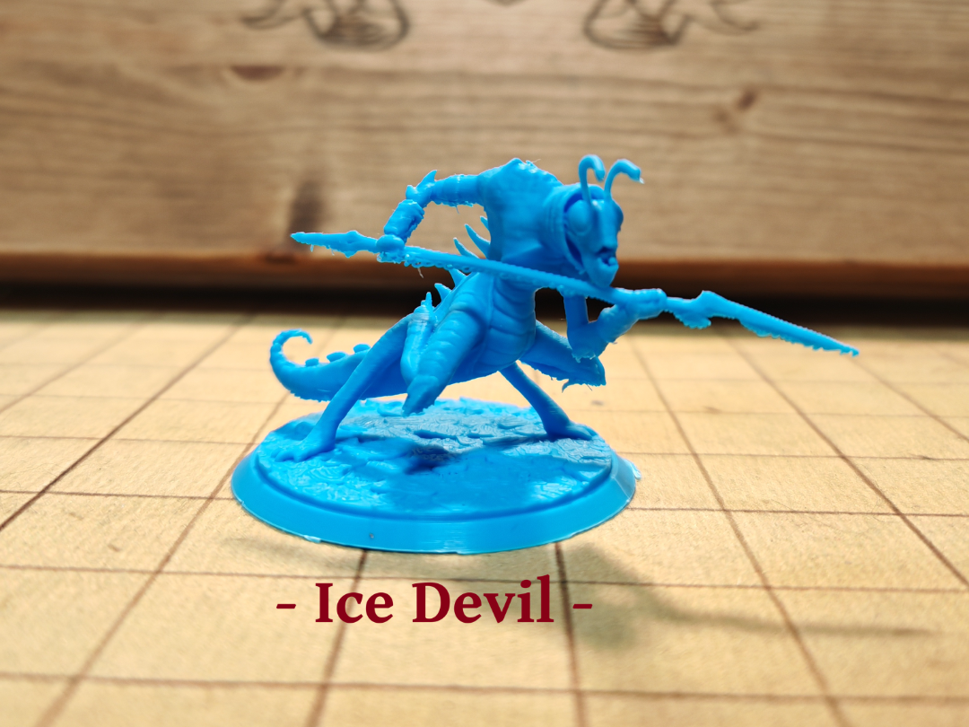 DnD Ice Devil - D&D Monster Manual - Day 57