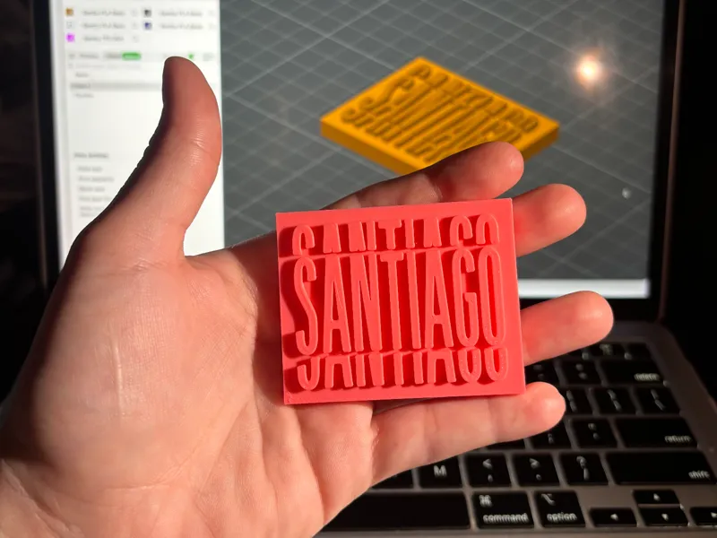 Custom Name Fridge Magnet 