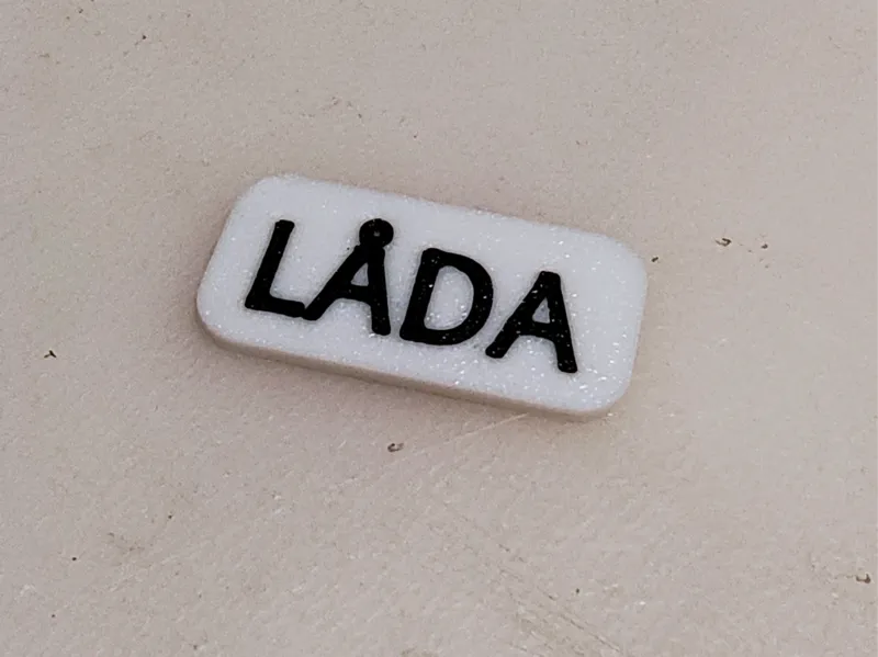 Låda sign