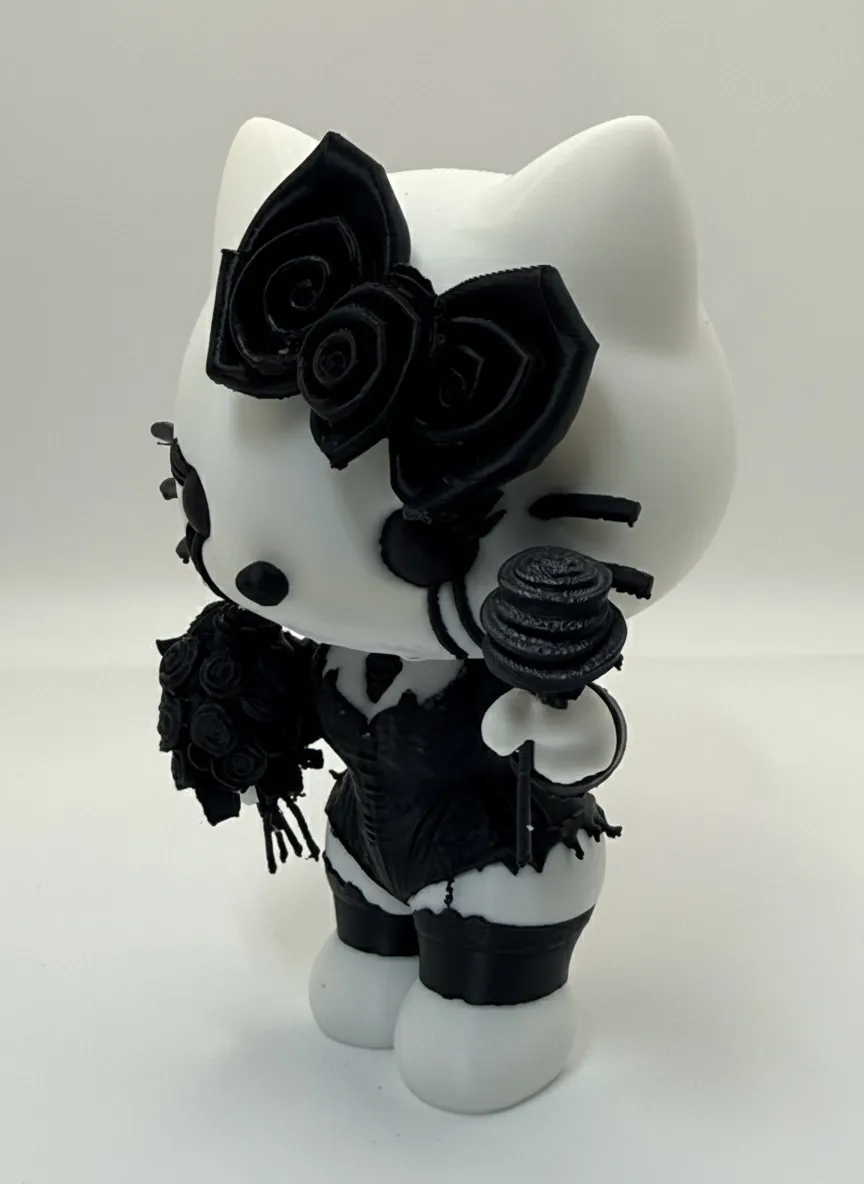 gothic hello kitty figure 凯蒂猫 view 3