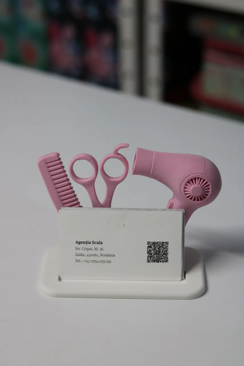 Hairstylist - Business Card Holder view 2
