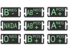 Complete set: 9 asymmetric patches