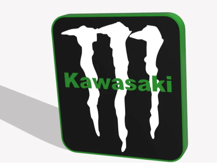 BOX LUMINEUSE MONSTER KAWASAKI