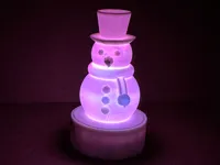 Chapeau bonhomme de neige pour lampe modulaire — photo 1