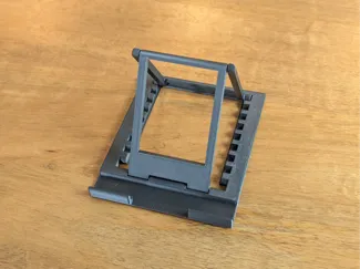 Foldable tablet stand (print in place)