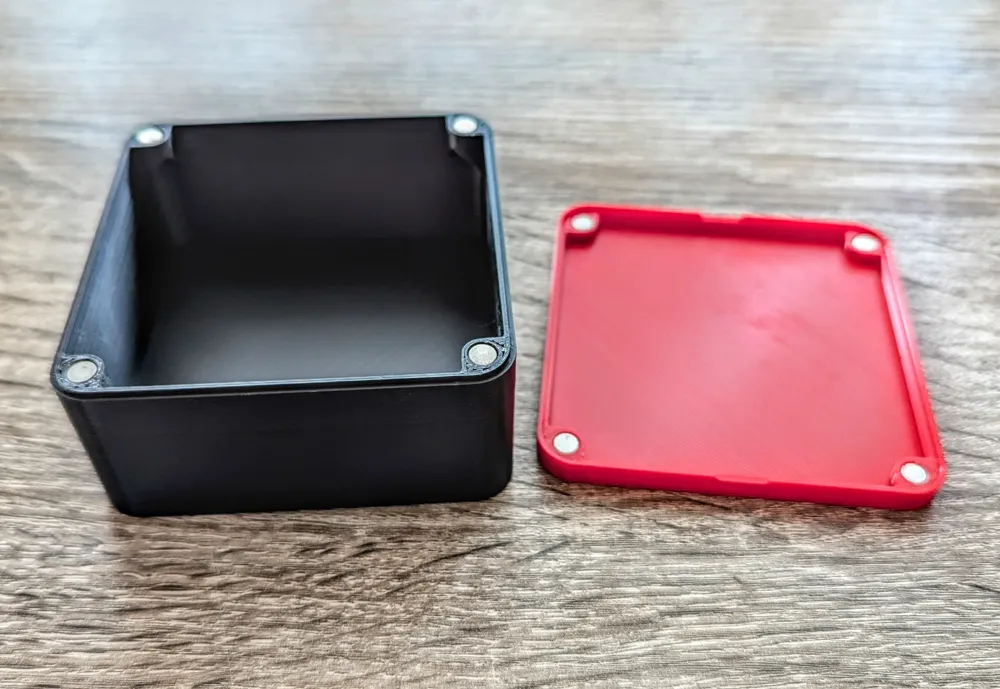 Simple storage box with magnetic fastening - Free 3D Print Model ...