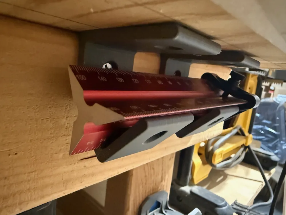 Woodpecker HexScale Rules / Architect Ruler Holder - Free 3D Print ...