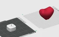 2 Parts - Text in white 0.16mm layer, 2 walls, 5% infill