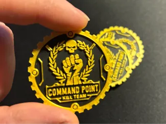 KILL TEAM CP Command Point Token