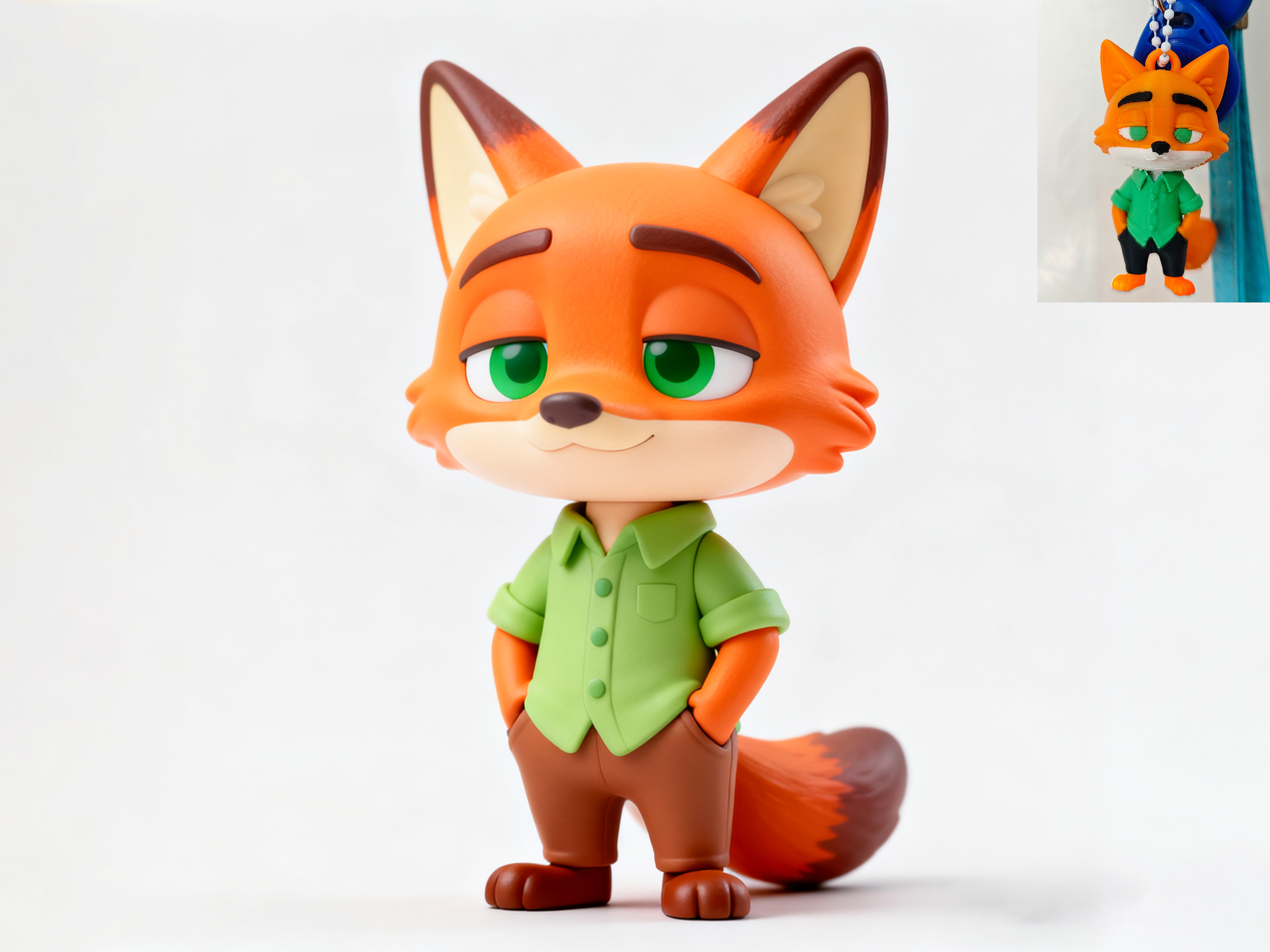 Zootopia Nick Wilde Disney - keychain, pendant, ornament, bag