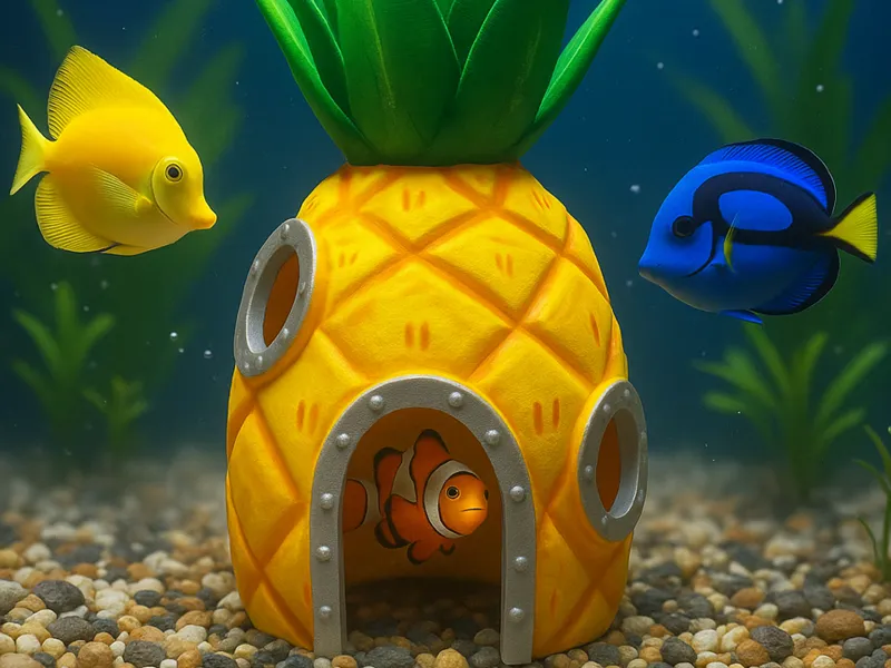 Pineapple House Aquarium , Decor & Collection