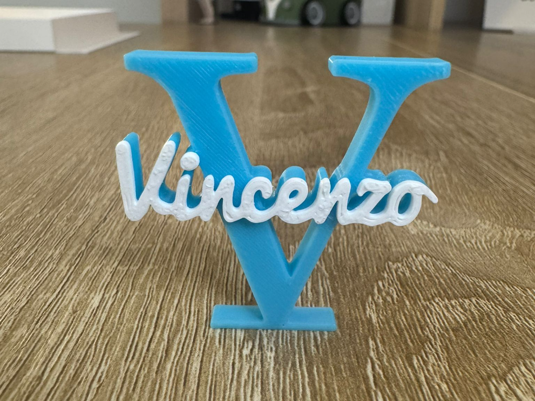 3D Name Sign - Vincenzo
