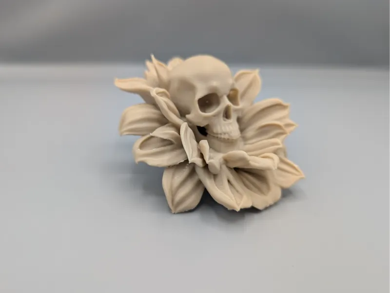Blooming skull