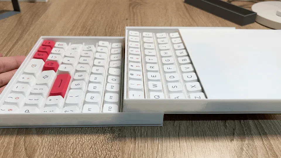 Stackable keycap storage box with pull-out drawers - Free 3D Print ...