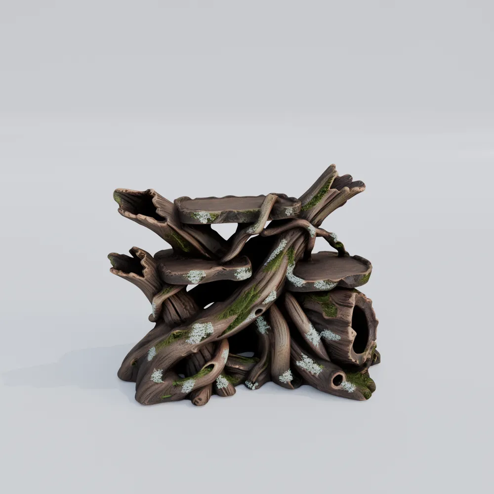 Twisted Tree Roots Hide | Tropical Rainforest - Free 3D Print Model ...