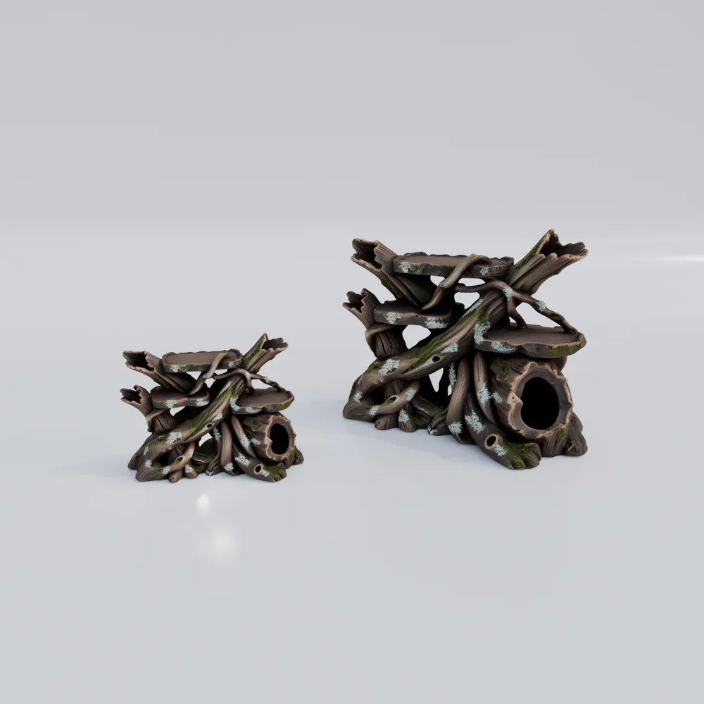 Twisted Tree Roots Hide | Tropical Rainforest - Free 3D Print Model ...