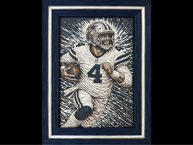 Dallas Cowboys NFL Hueforge - Dak Prescott