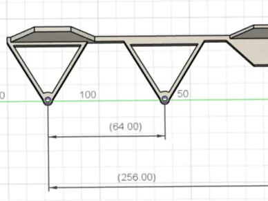 Drilling Template IKEA HACKÅS Handles (10 cm & 30 cm)