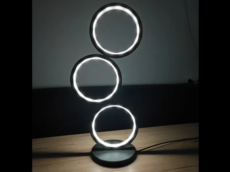 Triple Ring Lamp