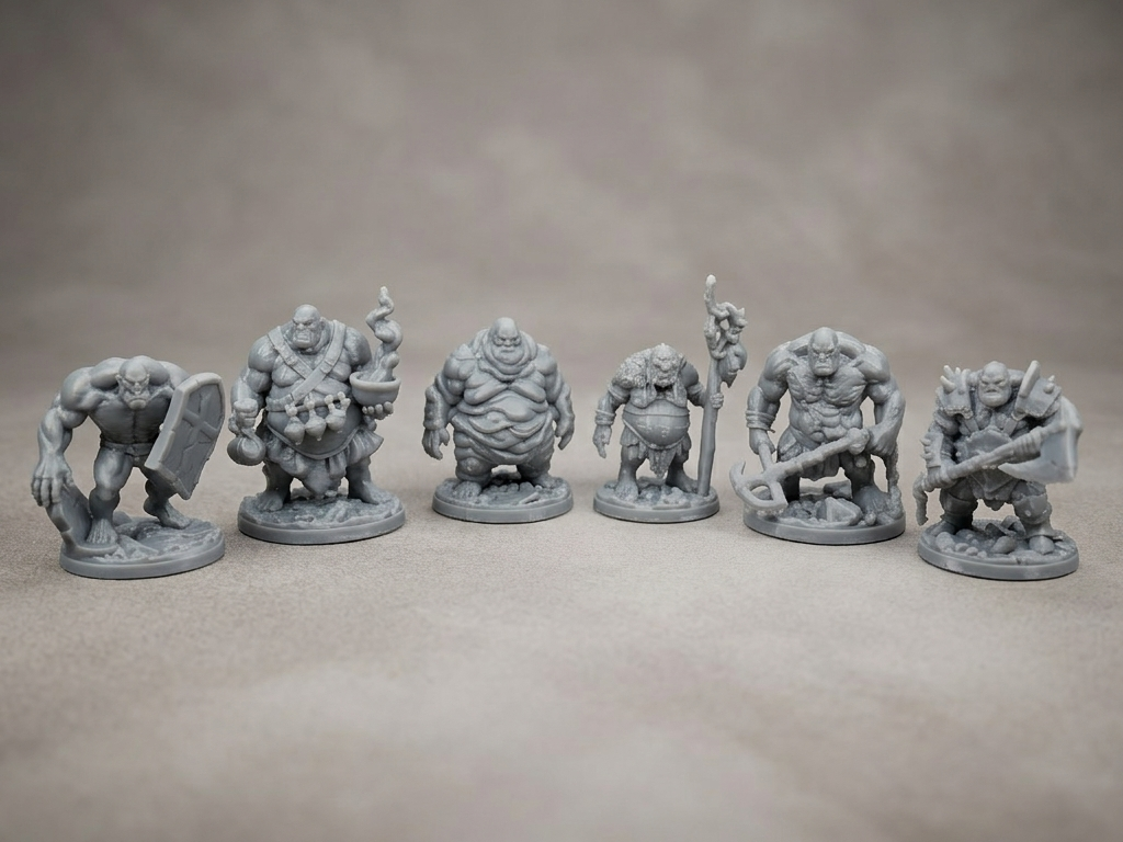 Ogre and Brute Miniatures Set – Fantasy RPG