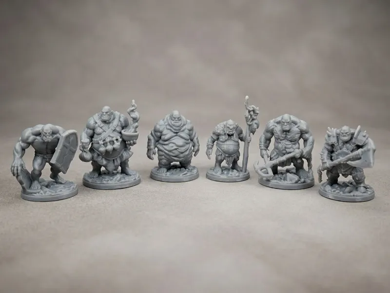 Ogre and Brute Miniatures Set – Fantasy RPG