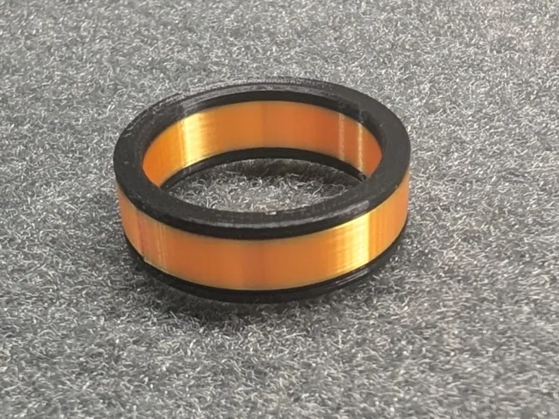 Inlaid Wedding Band